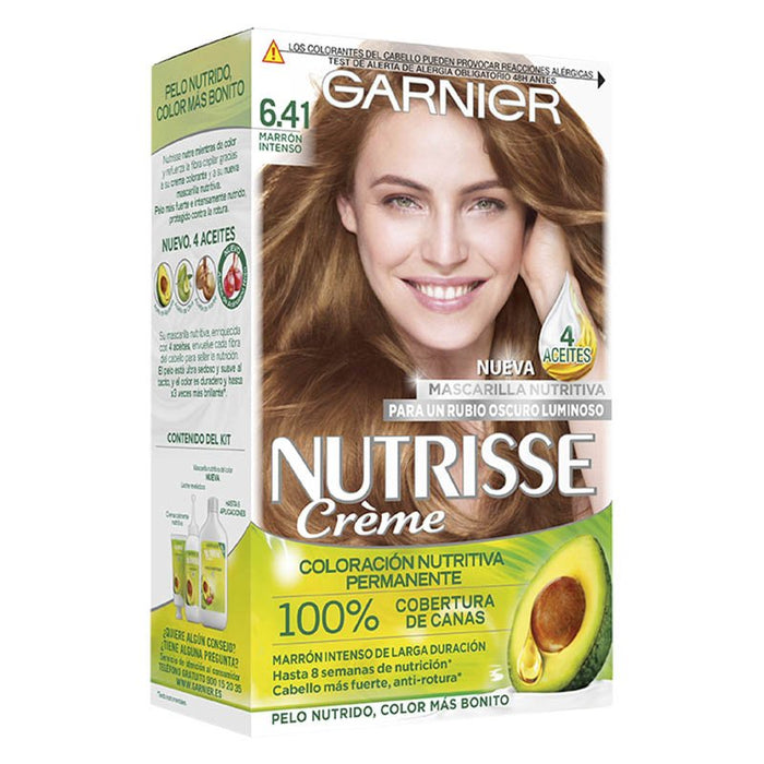 Já cuidou - Garnier : Nutrisse Crème - 6.41 Marrón Intenso - 1