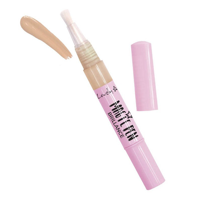 Liquid Concealer - Concelealer Magic Pen – Antivermelhidão - Lovely : Concealer Magic Pen Brillance - 1