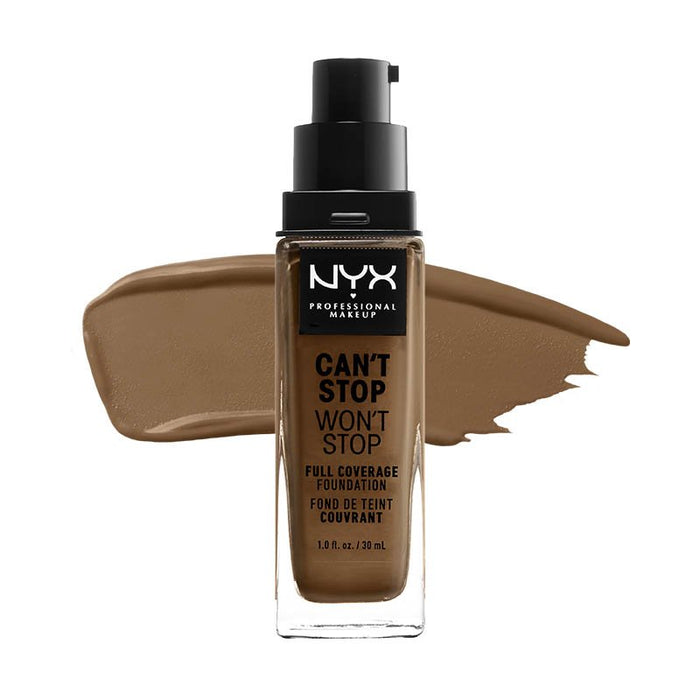 Base de Maquillaje Fluida - 24h Can&#39;t Stop Won&#39;t Stop - Maquilhagem Profissional - Nyx : CANT STOP WONT STOP 24HR F-SIENNA - 1