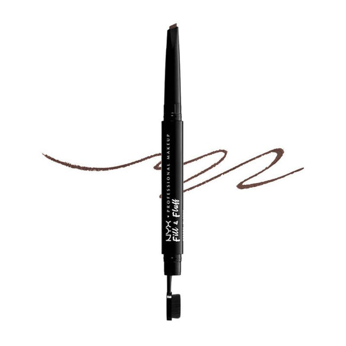 Lápis de Sobrancelha Fill &amp; Fluff - Maquiagem Profissional - Nyx : FILL &amp; FLUFF EYBRW PMD PNCL-CHOCLTE - 1