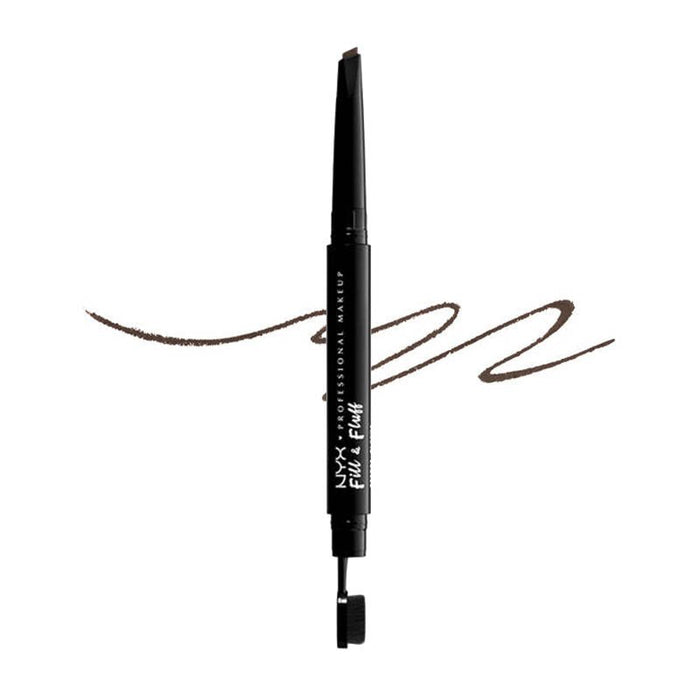 Lápis de Sobrancelha Fill &amp; Fluff - Maquiagem Profissional - Nyx : FILL &amp; FLUFF EYBRW PMD PNCL-BRUNETT - 1