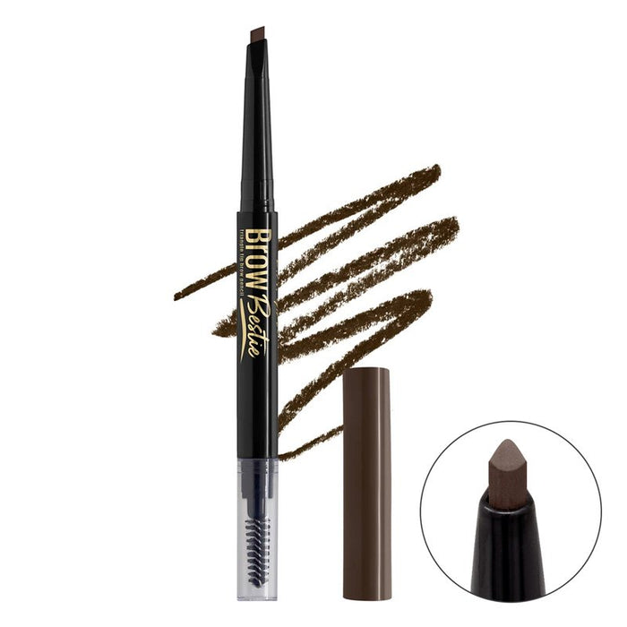 Lápis de sobrancelha - Brow Bestie - L.A. Girl : Deep Brown - 1
