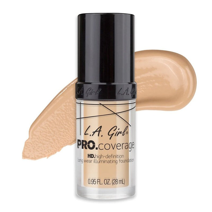 Liquid Foundation - Pro Coverage Illuminating - L.A. Girl : Fair - 1