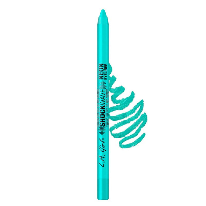 Lápis Delineador - Shockwave Neon - la Girl - L.A. Girl: Fresh Teal - 5