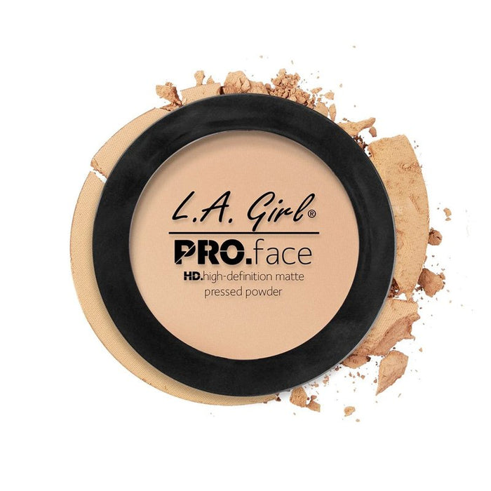 Pó Compacto - Pro Face Matte - L.A. Girl : Nude Beige - 1