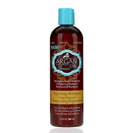 Shampoo Reparador 355 ml - Shampoo Reparador Óleo de Argan - Hask - 1