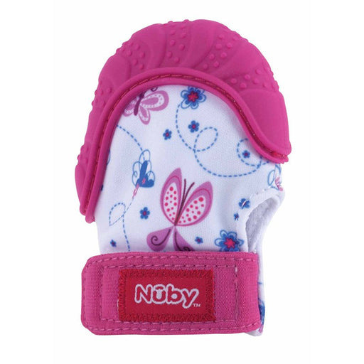 Luva de Dentição Happy Hands™ – 3m+ - Nuby: Rosa - 1