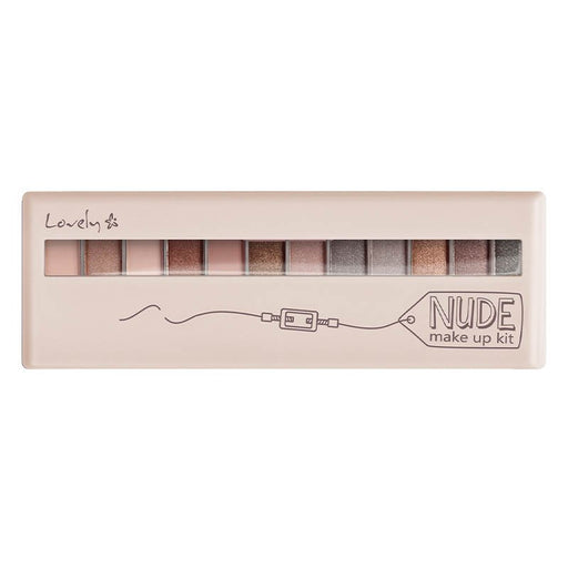 Paleta de Sombras - Kit de Maquiagem Nude para Sombras - Lovely - 1