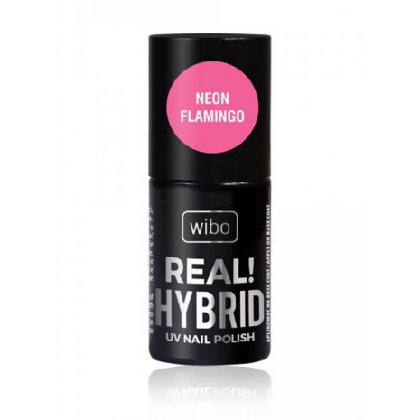 Esmaltes UV - Esmalte híbrido real - Wibo : 4 Neon Flamingo - 1