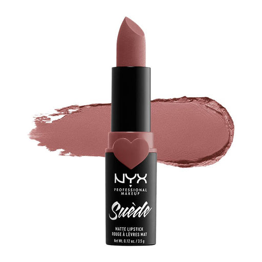Batom - Batom Suede Matte - Maquiagem Profissional - Nyx : SUEDE MATTE LIPSTICK-BRUNCH ME - 1