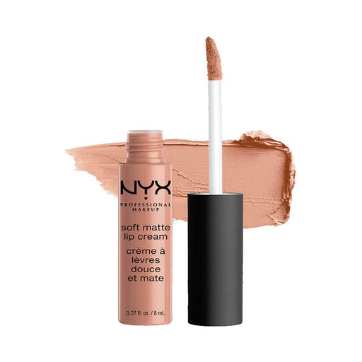 Labial Cremoso Mate - Creme Labial Soft Matte - Maquiagem Profissional - Nyx : Labial Cremoso Mate - Soft Matte Lip Cream - Abu Dhabi - 1