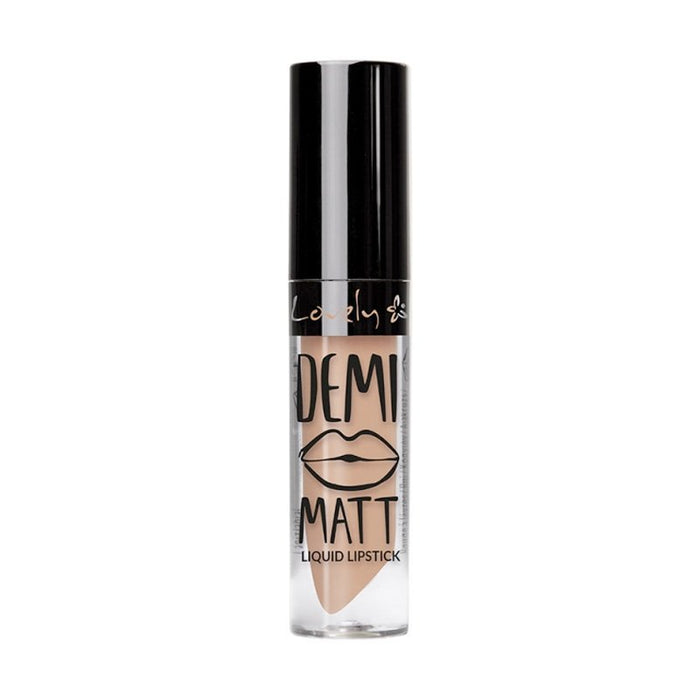 Labial Líquido Semi-mate - Batom Líquido Demi Matt - Lovely : nr 2 - 1