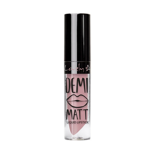 Labial Líquido Semi-mate - Batom Líquido Demi Matt - Lovely: nr 5 - 2