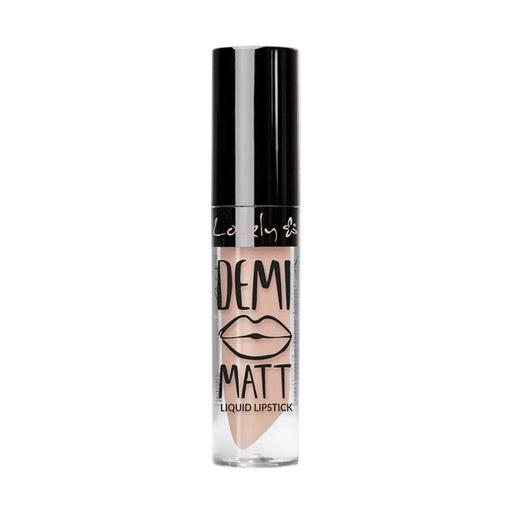 Labial Líquido Semi-mate - Batom Líquido Demi Matt - Lovely - 1