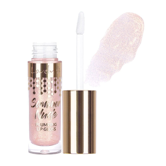 Gloss labial volumizador ultra-brilhante - Summer Nude Plumping - Lovely : nr 1 - 1