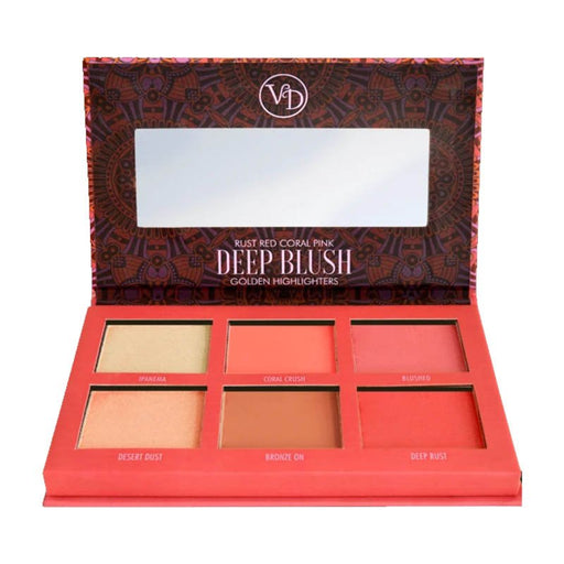 Paleta de blush e iluminador - Deep Blush - Viva la Diva - 1