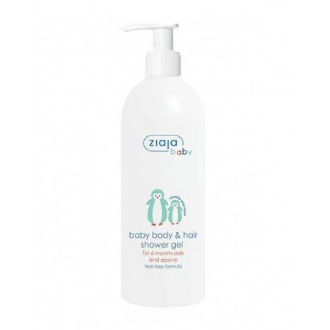 Gel de Banho - Corpo e Cabelo para Bebé +6 Meses - 400 ml - Ziaja - 1