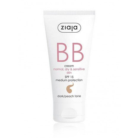 BB Cream SPF15 Pele Normal, Seca e Sensível - Ziaja : Tono Oscuro - 1