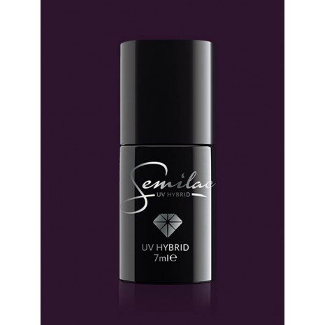 Esmalte semipermanente 7 ml - Semilac : Black Purple - 1