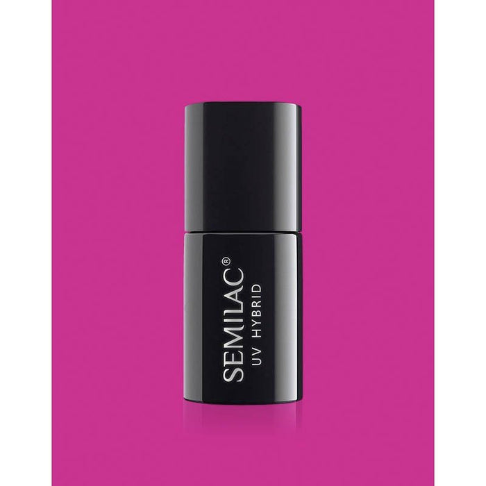 Esmalte semipermanente 7 ml - Semilac : 121 Ruby Charm - 1