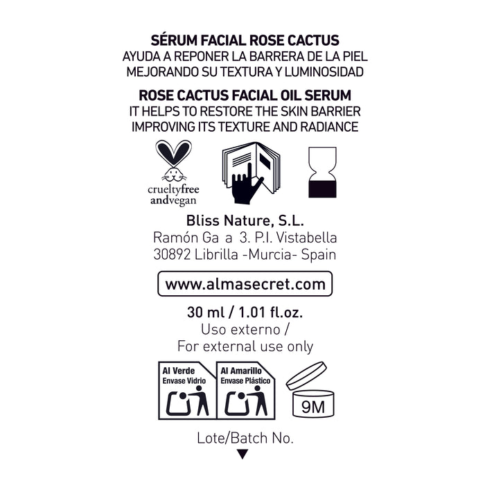 Sérum Facial Rosa Cacto 30ML - Alma Secret - 5