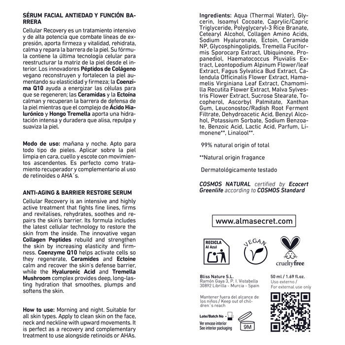 Sérum Facial Recuperação Celular - Alma Secret - 6