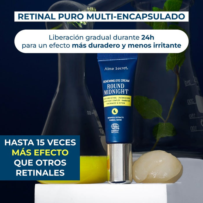 Contorno de olhos com Retinal Round Midnight 10ml - Alma Secret - 5