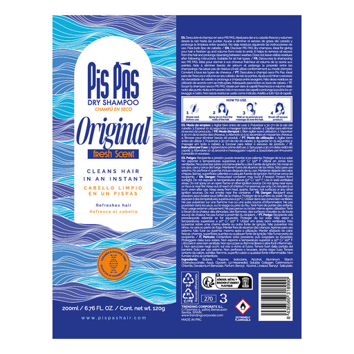 Shampoo Seco Original 200ml - Pis Pas - 2