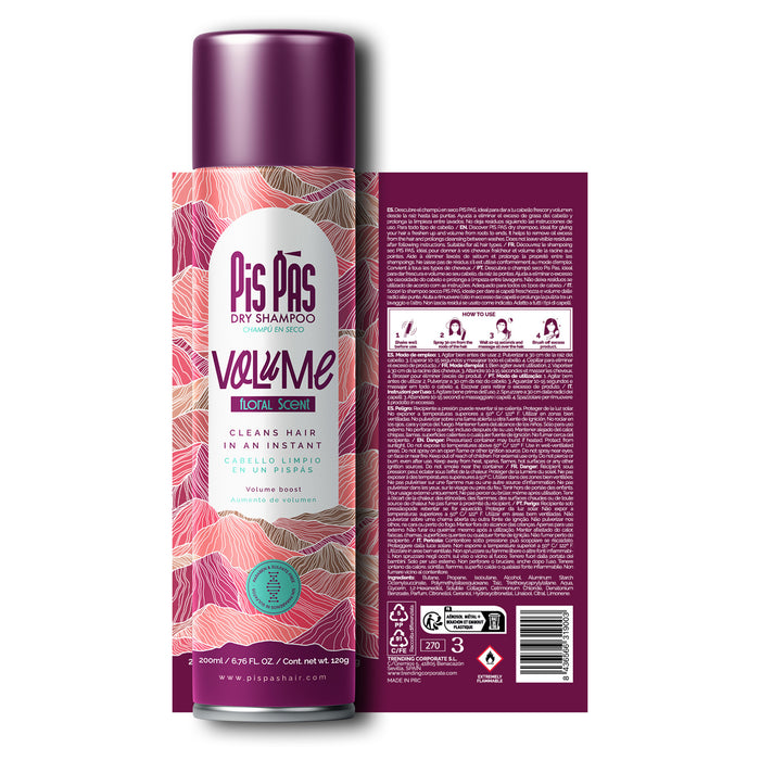 Shampoo Seco Volume 200ml - Pis Pas - 3