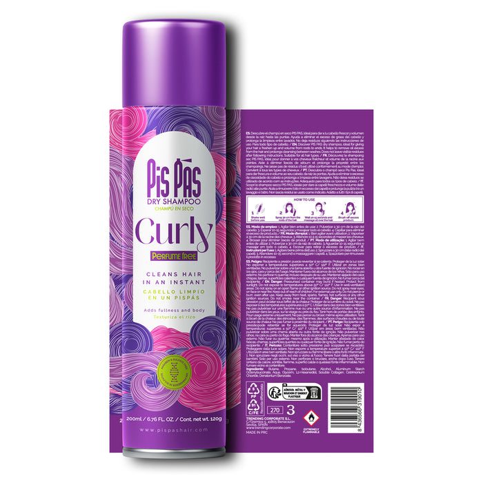 Shampoo a Seco Curly 200ml - Pis Pas - 3