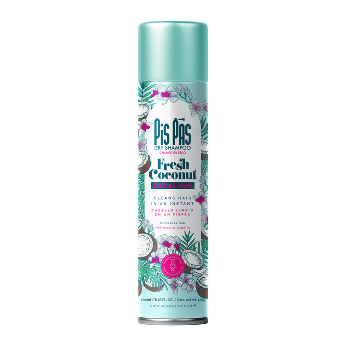 Shampoo a Seco Fresh Coconut 200ml - Pis Pas - 1