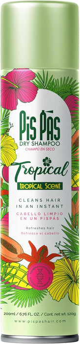 Shampoo a Seco Fragrância Tropical 200ml - Pis Pas - 1
