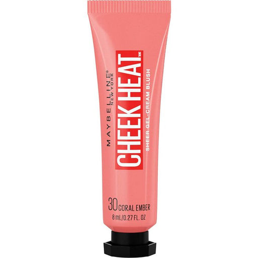 Blush em creme Cheek Heat - Maybelline : 30 CORAL EMBER - 1
