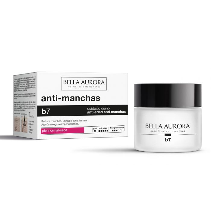 B7 Creme Antienvelhecimento e Antimanchas FPS 15 Pele Normal a Seca 50 ml - Bella Aurora - 1