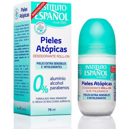 Roll on desodorante 75 ml - Pele Atópica - Instituto Español - 1