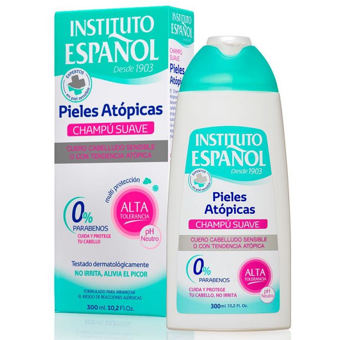 Shampoo Suave 300 ml - Pele Atópica - Instituto Español - 1