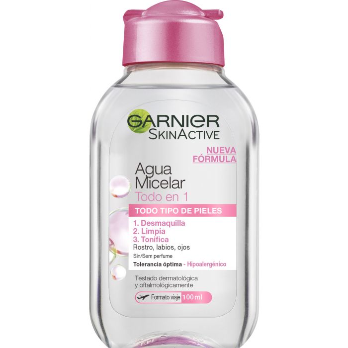 Água micelar tudo em um - Garnier : 100 ml - 1