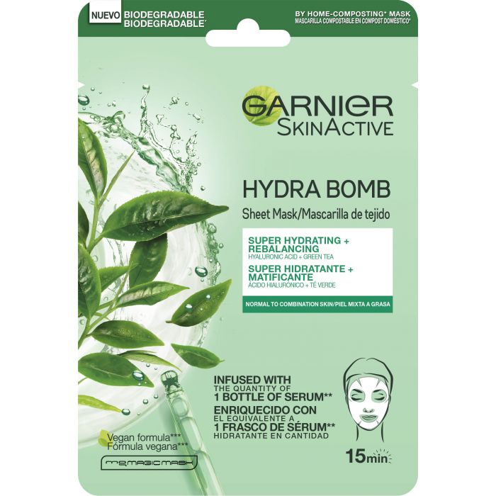 Máscara Facial Skinactive Hydra Bomb 1 Mask - Pele mista/oleosa - Garnier - 1