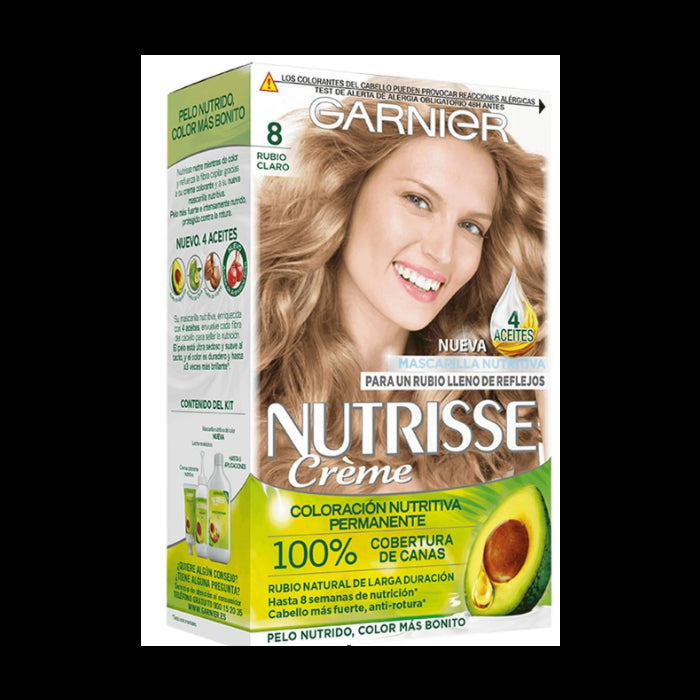 Coloração Nutrisse - Garnier : Coloración Nutrisse - 8 Rubio Claro - 1