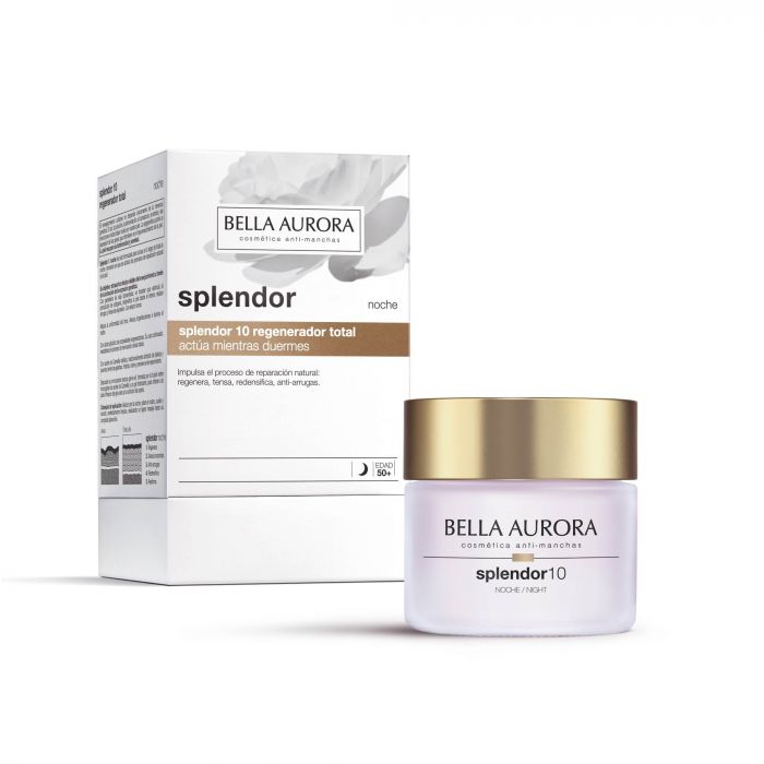 Splendor 10 Creme de Noite Tratamento Antienvelhecimento - 50ml - Bella Aurora - 1