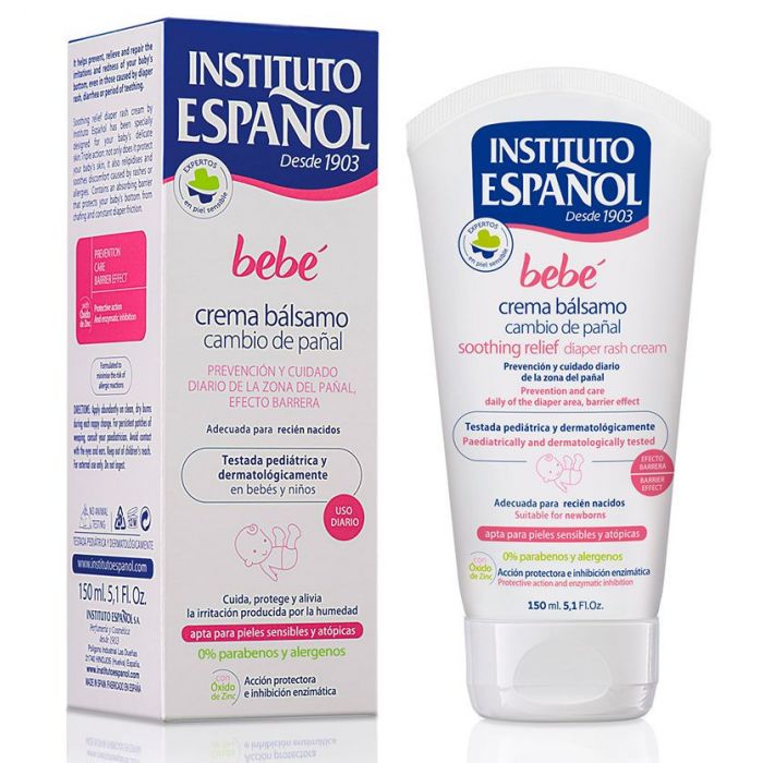 Bálsamo para Fraldas Creme 150 ml - Bebé - Instituto Español - 1