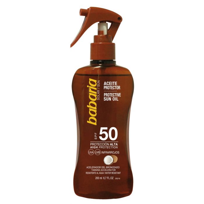 Óleo de Coco Acelerador de Bronzeado SPF50 - Babaria - 1