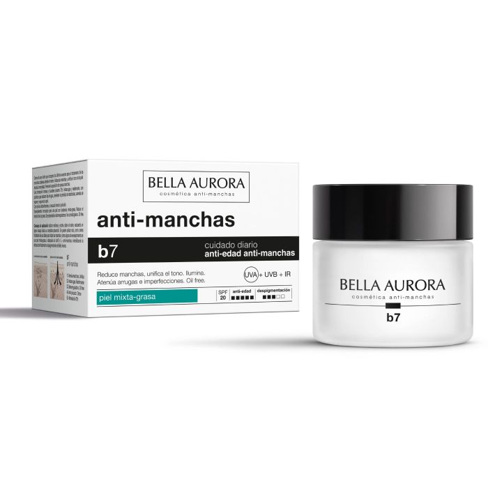 B7 Anti-idade e Manchas Pele Mista ou Oleosa 50ml - Bella Aurora - 1