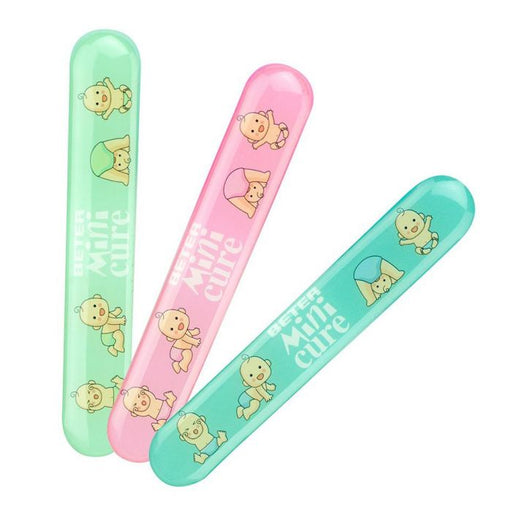 Lixa de unhas de bebê, vidro temperado - Beter : Lima de uñas para bebes de vidrio templado - Azul - 1