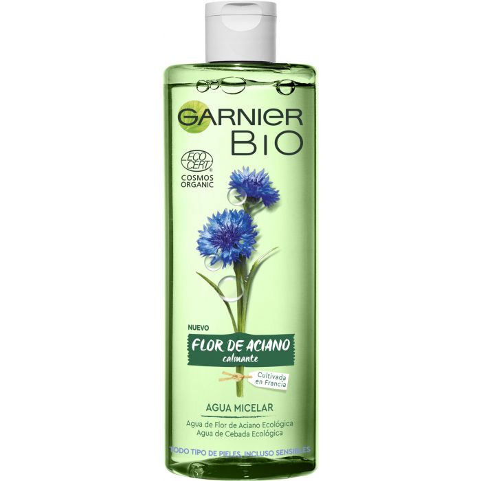 Água Micelar com Flor de Centáurea e Cevada Orgânica 400 ml - Bio - Garnier - 1