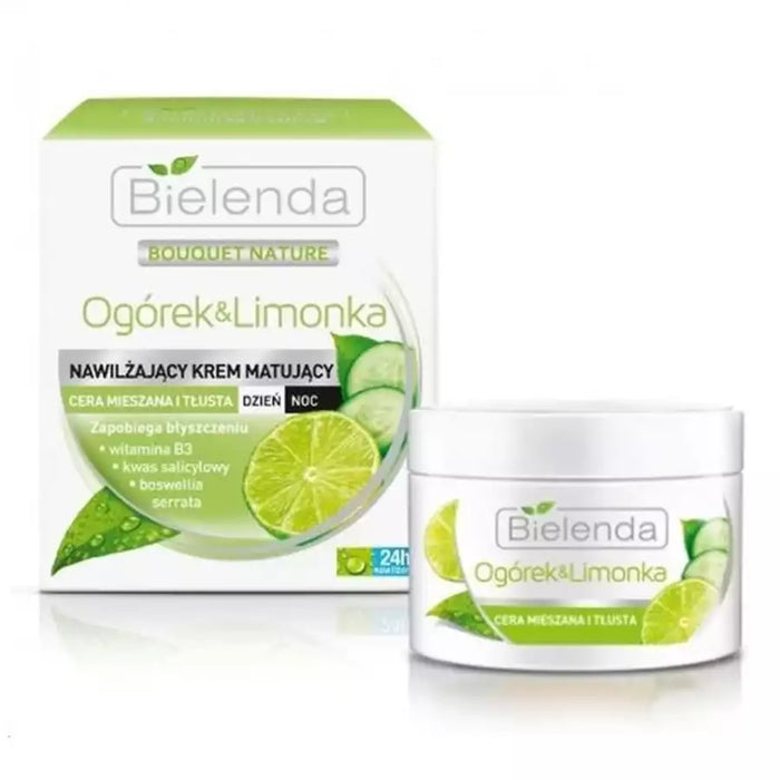 Creme Matificante Pepino e Lima Bielenda Bouquet Nature - Bielenda - 1