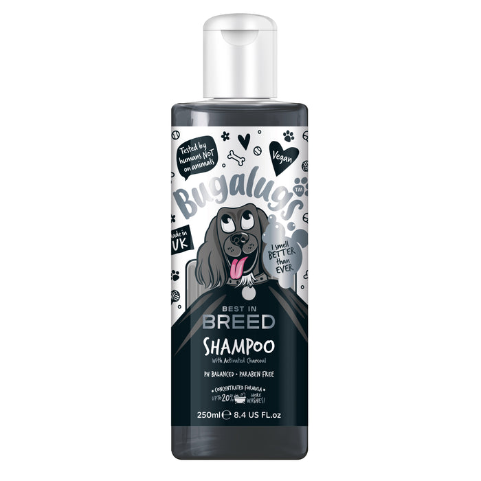 Melhor em Raça Shampoo para Cães a Carvão Ativo - Bugalugs : 250ML - 1