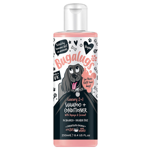 Shampoo & Condicionador 2 em 1 Papaia & Coco - Bugalugs : 250 ml - 1