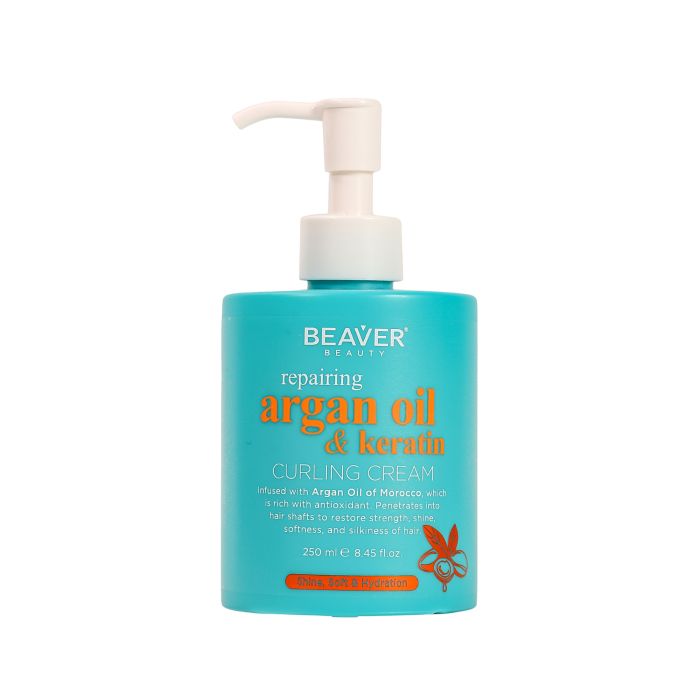 Creme para Cachos Argan Oil & Keratin 250ml - Beaver - 1
