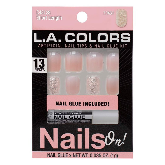 Cores Artificiais com Cola Toast - L.A. Colors - 1